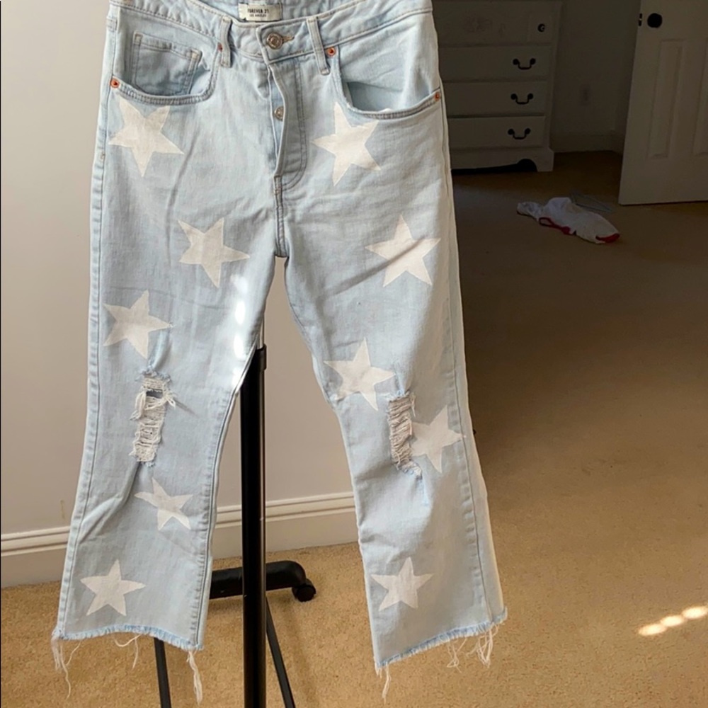 Star Capris Jean
